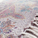 Šála-šátek ze 100% Pravého Pashmina Kašmíru, 70 cm x 180 cm, Lesklý Paisley Vzor