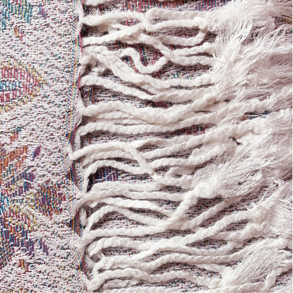 Šála-šátek ze 100% Pravého Pashmina Kašmíru, 70 cm x 180 cm, Lesklý Paisley Vzor