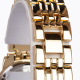 Pozlacená sada s bílým krystalem Emporia® (hodinky + 2 náramky)
