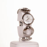 AW dámské hodinky ve stříbrné barvě s řemínkem se symbolem nekonečna a 4 krystaly křemenu - Multilady.cz