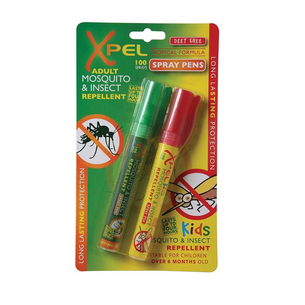 2 ks Ultra-dlouho účinkující repelent proti komárům a hmyzu pro dospělé a děti, Set - 2 x 100 rozprášení - Multilady.cz