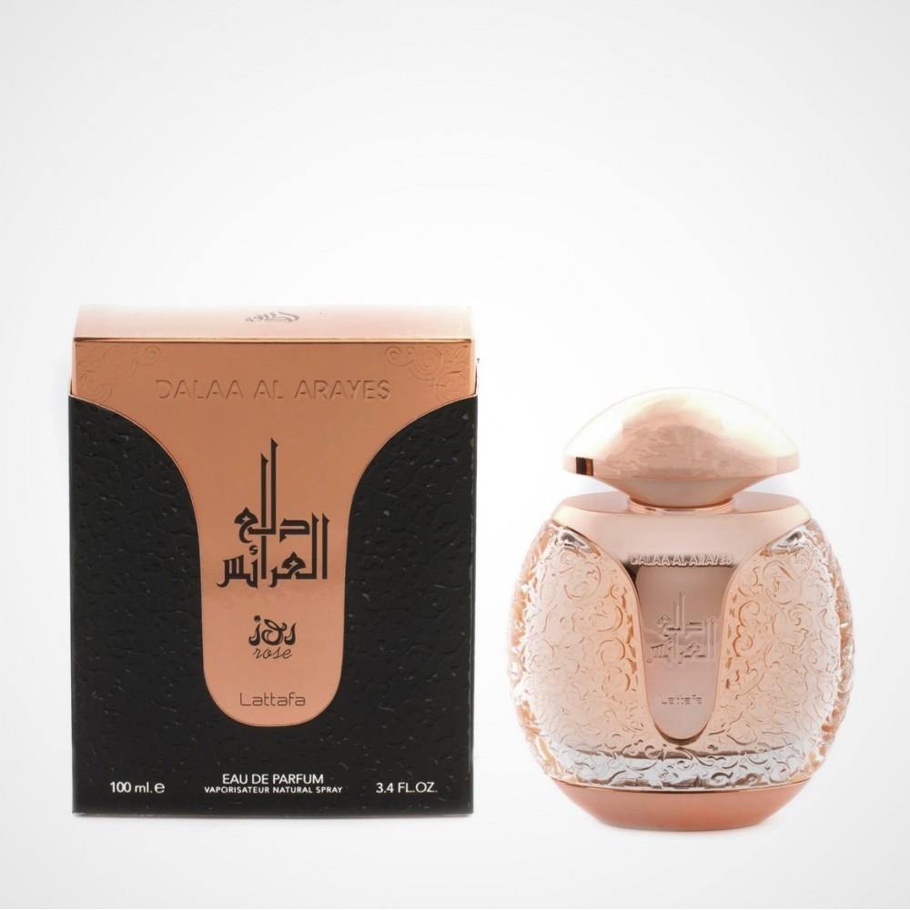 100 ml parfém Dalaa ar Arayes Růžová jantarová a jasmínová vůně pro ženy - Multilady.cz