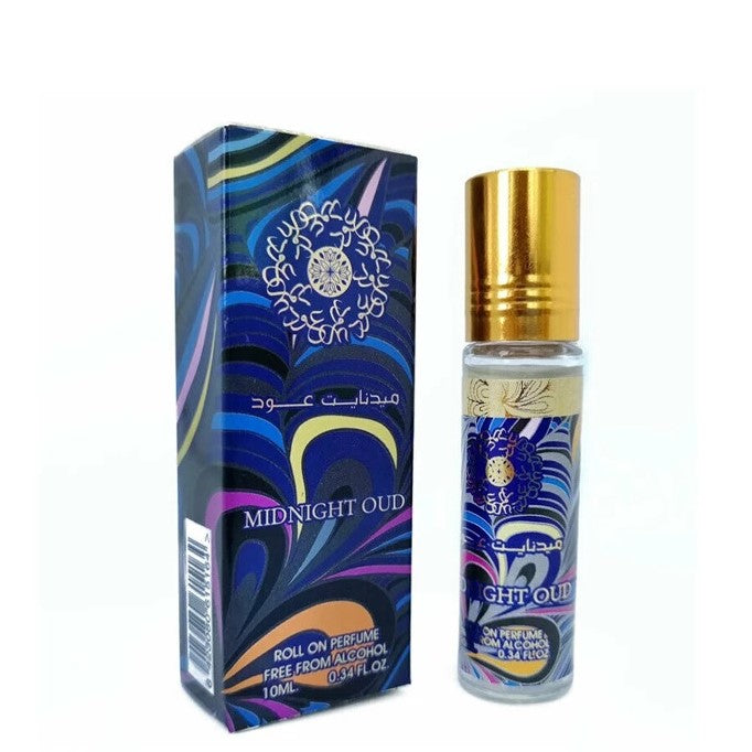 10 ml Parfémový Olej Midnight Oud Dřevitá Kořeněná Orientální Vůně pro Muže