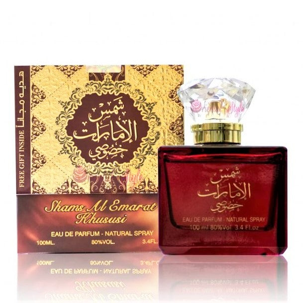 100 ml Eau de Perfume Shams Emarat Khususi Květinová Vanilková vůně pro Ženy