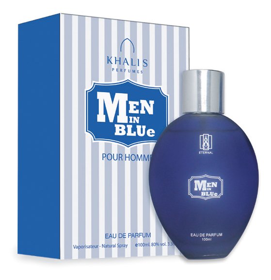 100 ml Eau de Perfume Men In Blue Jantarová Cedrová Vůně pro Muže