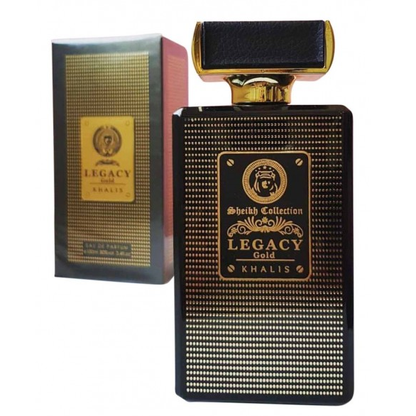 100 ml Eau de Perfume LEGACY GOLD Pižmová Květinová Vůně pro Muže