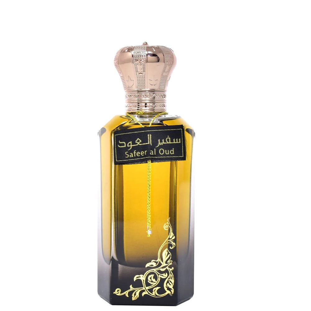 100 ml Eau de Perfume Safeer Al Oud Kořeněná Pižmová Vůně pro Muže a Ženy