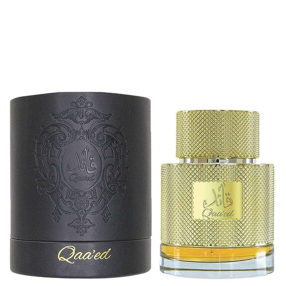 100 ml Eau de Parfum Qaa’ed Orientální Kořeněná, Santalová, Kožená a Oudová Vůně pro Muže - Multilady.cz