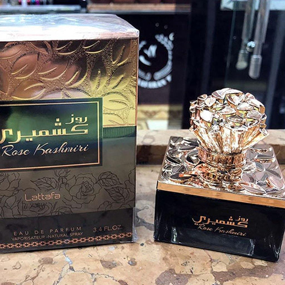 100 ml Eau de Parfume Rose Kashmiri Orientální Květinová Vůně pro Muže a Ženy - Multilady.cz