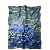 Hedvábná Šála-šátek, 70 cm x 180 cm, Claude Monet - Water Lilies