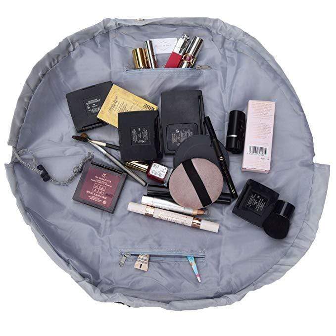 Taška na make-up se zlato-stříbrnou interaktivní flitrou