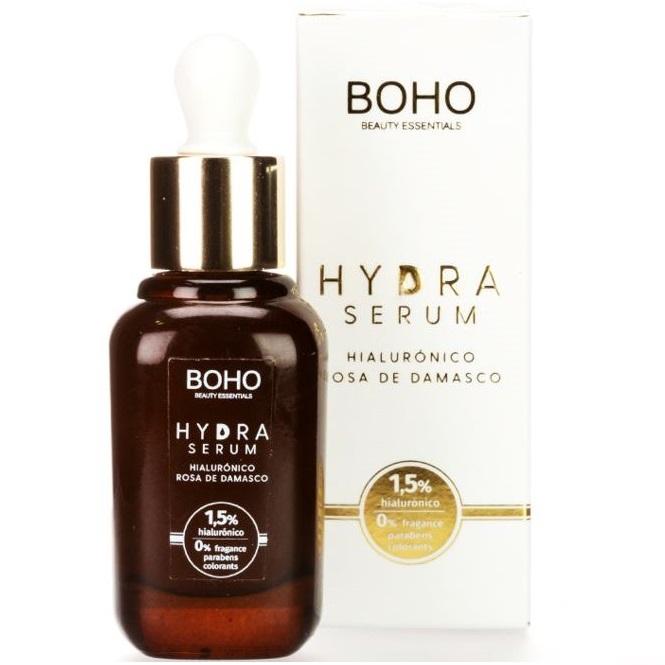 BOHO HydraSerum Obličejové sérum se 4 různými velikostmi molekul kyseliny hyaluronové, 30 ml