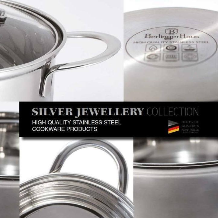 Berlinger Haus 8-dílná Nerezová Sada Nádob, Silver Jewellery Collection