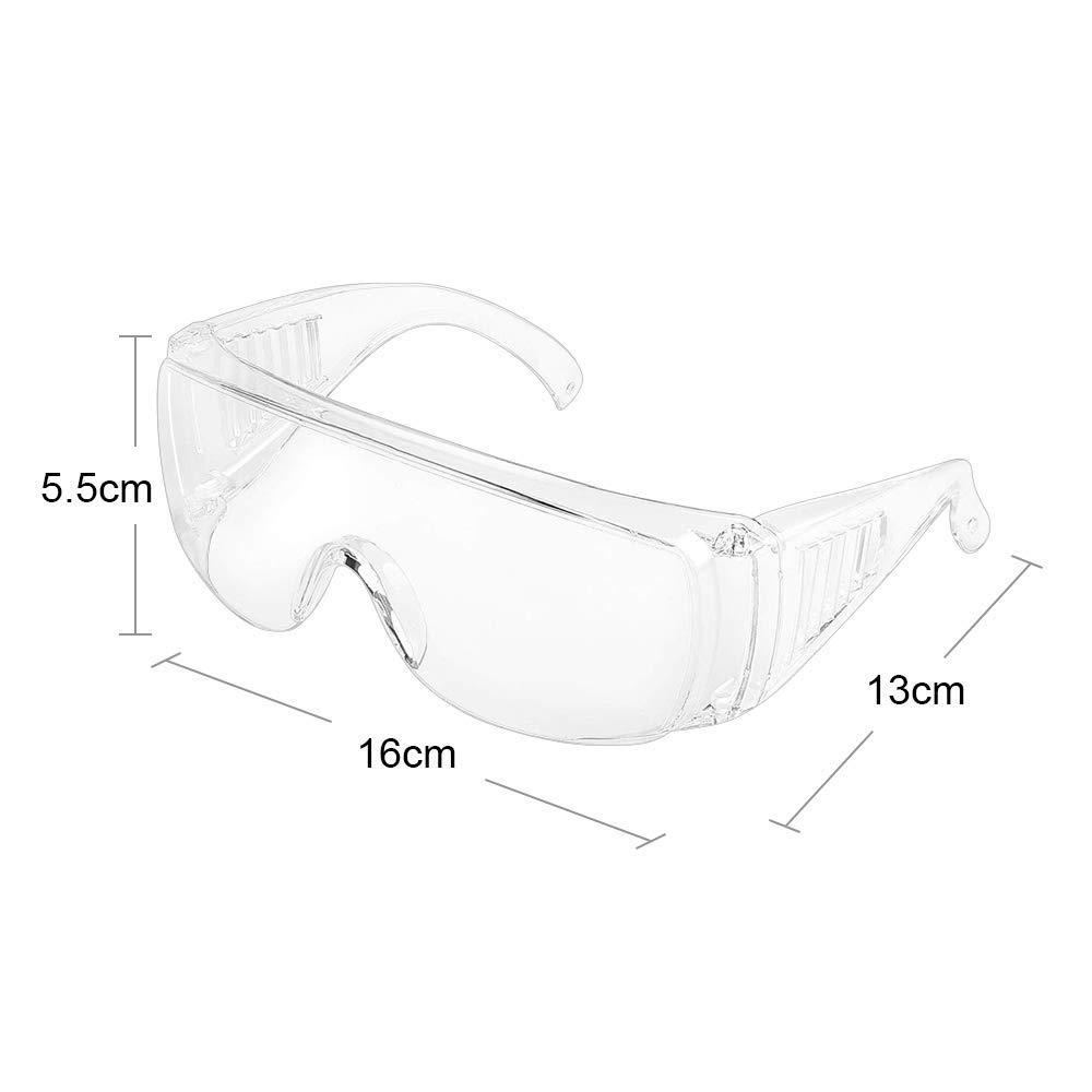 Ochranné Brýle proti kapkám slin, bez zamlžování, Unisex