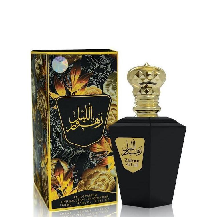 100 ml Eau de Parfume Zahoor Al Lail Sladká Vanilková Ovocná Vůně pro Muže a Ženy - Multilady.cz
